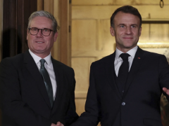 法国和英国领导人前往华盛顿，敦促特朗普不要放弃乌克兰