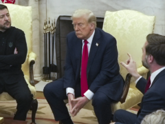 特朗普、泽连斯基和万斯在椭圆形办公室的激烈争论