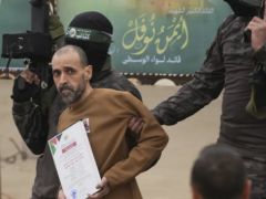 以色列人质在 491 天后获释 问道：联合国、红十字会和世界在哪里？