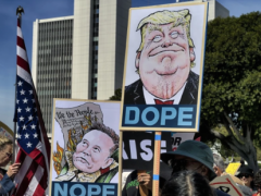 美国各地计划举行针对特朗普和马斯克的“放手”抗议活动