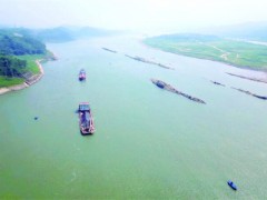 长江航道忠水碛水域左槽柴盘子新航道正式开通