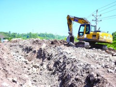 食品工业园道路改造锚定目标全力冲刺