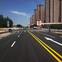 张家港车道划线一米价格 苏州工厂行车道导向标线施工