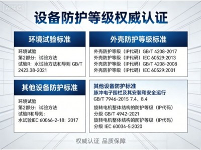 外壳防护等级检测获认可开展产品安全试验图2