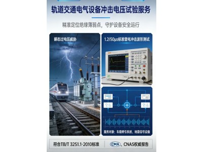 冲击电压试验检测服务赋能轨道交通设备安全图3