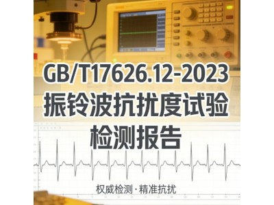 GB/T17626.12-2023振铃波抗扰度试验检测报告图2