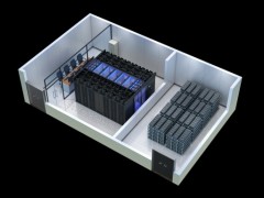 东莞机房3D户型图制作|中控室报告厅效果图制作