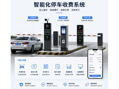 停车场停车收费系统 车牌识别无人值守 智能停车管理系统图2